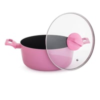 طقم قدور نيوفلون روز 7 قطع