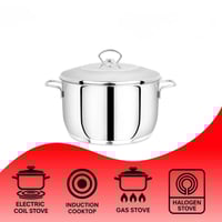 قدر طهي من الستانلس ستيل الهندي المقاوم للصدأ غير...