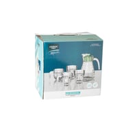 طقم جك مع أكواب زجاج 5 قطع