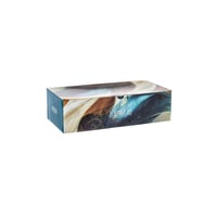 صحن تقديم مستطيل زجاج تركي بقاعدة