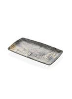 سرفيس تقديم ميلامين مستطيل 33 سم رخامي