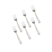 طقم شوكة حلا ستيل ذهبي 6 حبة