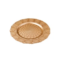 صحن تقديم زجاج تركي مدور مقاس 32 سم