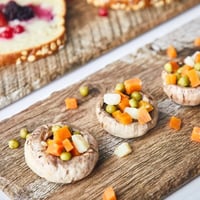 ستاند سناك ميلامين مستطيل 53 سم خشبي