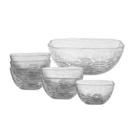 طقم زبادي تقديم زجاج 7 قطع