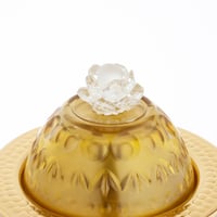 تمرية معدن بغطاء زجاج تركي