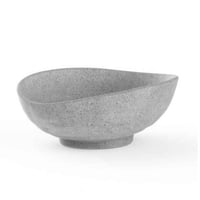 زبدية تقديم ميلامين لون جرانيت رمادي 26 سم