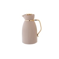 ترمس مفرد مقاس 1 لتر بني فاتح