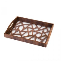 صينية تقديم خشب تركي مقاس 40 سم