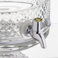 خزان عصر زجاج بقاعدة سعة 4.5 لتر