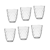 طقم كاسات زجاج لومينارك فرنسي 6 قطع