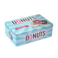 علب تخزين معدن لون أزرق