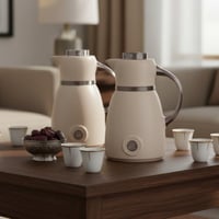 طقم ترامس لالوزا قطعتين بيج يد دخاني