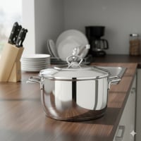 قدر طهي من الستانلس ستيل الهندي المقاوم للصدأ غير...