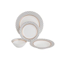 طقم سفرة بورسلين 24 قطعة - 6 أشخاص
