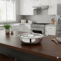 قدر طهي منخفض من الستانلس ستيل الهندي المقاوم للصد...