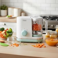 محضر طعام كهربائية بالبخار مع طحن من جانو 400 واط...