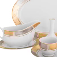 طقم حلى ريتشفاين من البورسلين 28 قطعة لـ 6 أشخاص