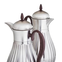 طقم ترامس جنى قطعتين نيكل مطفي يد خشبي