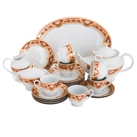 طقم شاي ريتشفاين من البورسلين 24 قطعة لـ 6 أشخاص