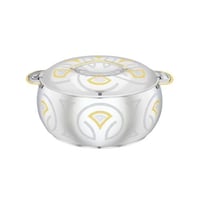 حافظة طعام ستيل هندي مذهب 3.5 لتر