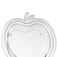 طقم صحون مكسرات أكليرك 4 قطع