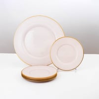 طقم كيك زجاج تركي 7 قطع