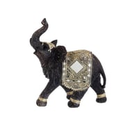 مجسم ديكور فيل لون رصاصي 30 سم