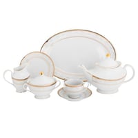 طقم شاي ريتشفاين من البورسلين 24 قطعة لـ 6 أشخاص