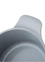 طقم قدور جرانيت جويل 16 قطعة بيج