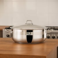 قدر طبخ منخفض جراند استيل تركي 32 سم