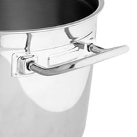 قدر طبخ بخار أطلس استيل تركي غطاء زجاج مقاس 24 سم