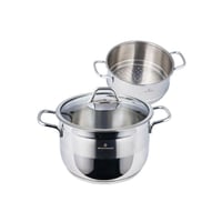 قدر بخار سوفت استيل تركي مقاس 26 سم