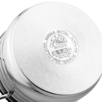 طقم قدور ستيل تركي فاخر 18/10 غطاء زجاج 9 قطع