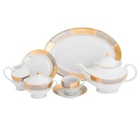 طقم شاي ريتشفاين من البورسلين 24 قطعة لـ 6 أشخاص