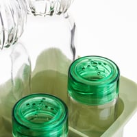 طقم زيت وملاحات بلاستيك ملون