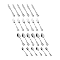 طقم ملاعق ستيل مكون من 24 قطعة