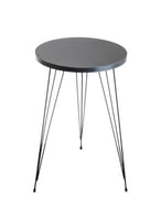 طاولة تقديم القهوة خشب تركي 34 سم أسود