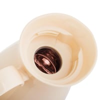 طقم ترمس ألاسكا قطعتين لون بيج مع ذهبي