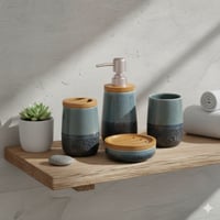 طقم حمام سيراميك 4 قطع