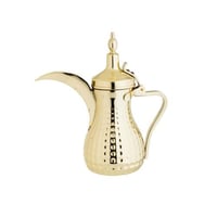 دلة ستيل هندي سعة 1.5 لتر ذهبي