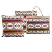 شنطة رحلات مع طقم وسادة تاتامي قطعتين