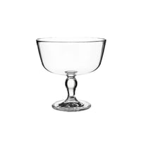 صحن تقديم مدور زجاج تركي بقاعدة