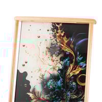 طقم تباسي خشب موديرن تركي مع سطح زجاجي مكون من 2 ق...