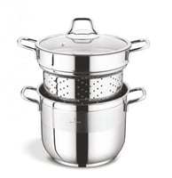 قدر سباجيتي سوفت استيل تركي مقاس 20 سم