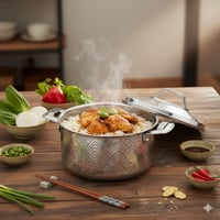 حافظة طعام ستيل هندي سعة 1.5 لتر