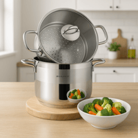 قدر بخار سوفت استيل تركي مقاس 20 سم