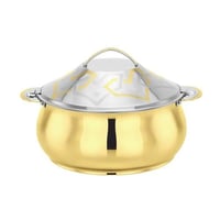 حافظة طعام ستيل هندي مذهب 5 لتر