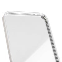 طوفرية ستيل مع مرآة مستطيل مقاس وسط