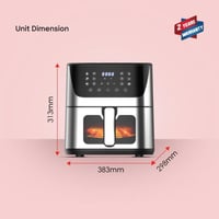 قلاية هوائية ديجيتال من سانفورد 10 لتر